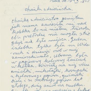 Choinka z dzieciństwa