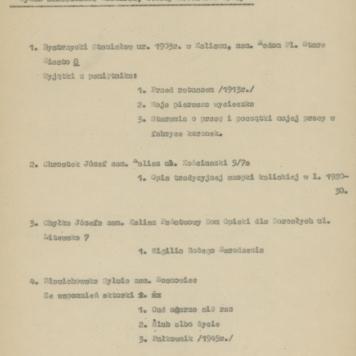 Wykaz uczestników Konkursu Folklorystycznego miasta Kalisza 1976/77
