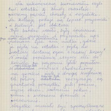 Opowiadanie z dawnych lat z przygotowań od ostatków do Wielkanocy