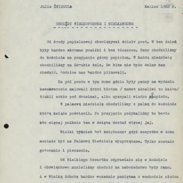 Obrzędy wielkopostne i wielkanocne