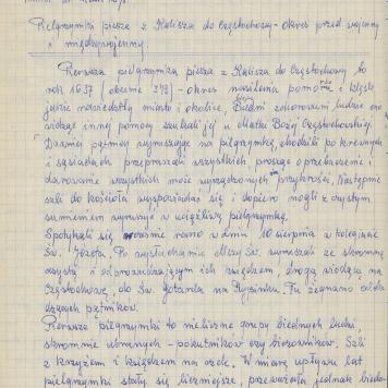 Pielgrzymki piesze z Kalisza do Częstochowy - okres przedwojenny i międzywojenny