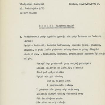 Herody - inscenizacja