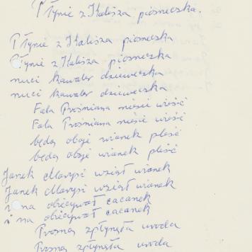 Płynie z Kalisza piosneczka