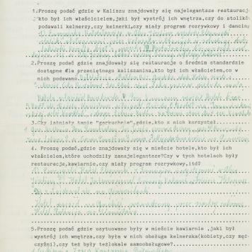 Sieć lokali gastronomicznych i hoteli w międzywojennym Kaliszu