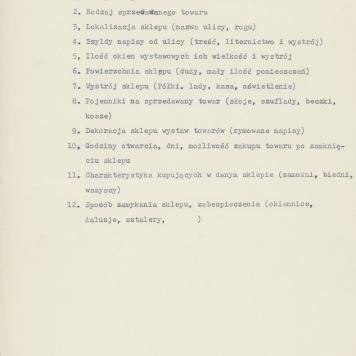 Sklepy kaliskie przed wojną - wytyczne konkursu Koła Miłośników Folkloru Miasta Kalisza