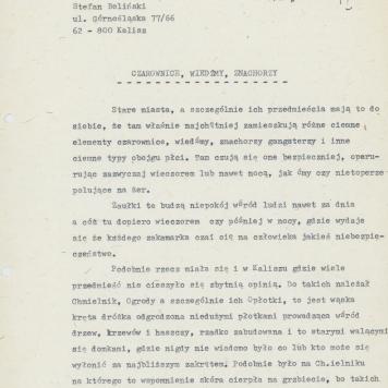 Czarownice, wiedźmy, znachorzy