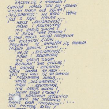 Grudzień 1981 rok... Solidarność nie zginęła