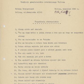 Przysłowia staropolskie