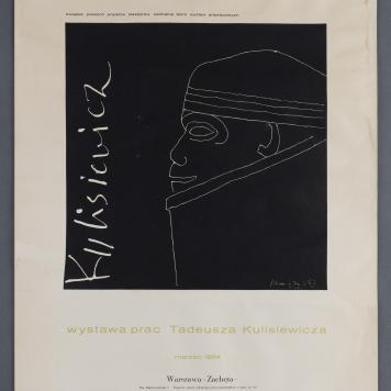Plakat wystawy „Wystawa prac Tadeusza Kulisiewicza”, Warszawa Zachęta