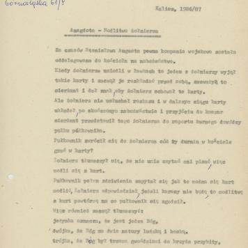 Anegdota - modlitwa żołnierza