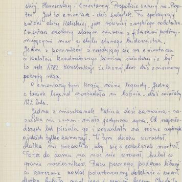 Legenda o cmentarzu miejskim