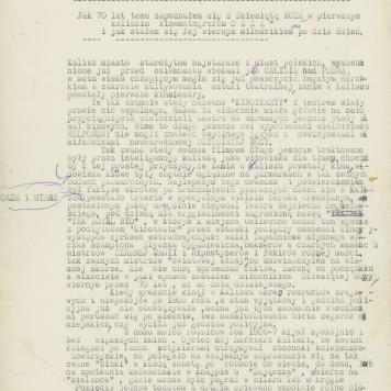 Pierwsze kina w Kaliszu