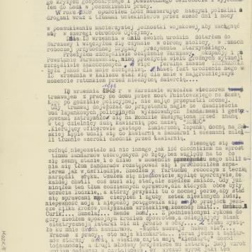 Opowiadanie z przeżycia wojennego