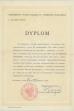 Dyplom kwalifikacji zawodowej dla Mieczysława Trzeciaka