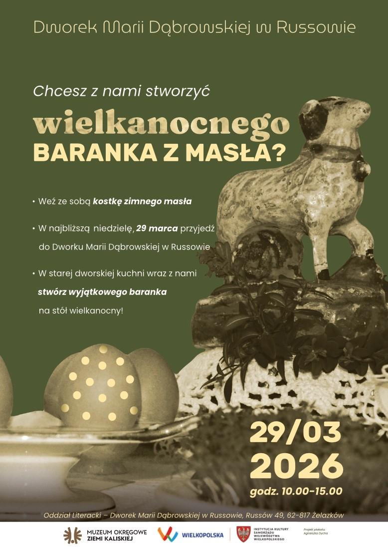 Stwórz baranka z masła - warsztaty wielkanocne w Dworku!